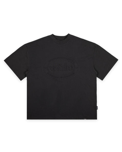 TOKEN HEAVY WEIGHT TEE - FADED BLACK