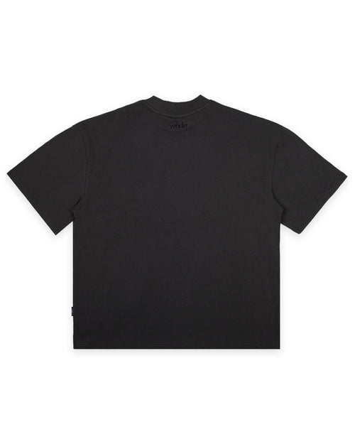 TOKEN HEAVY WEIGHT TEE - FADED BLACK