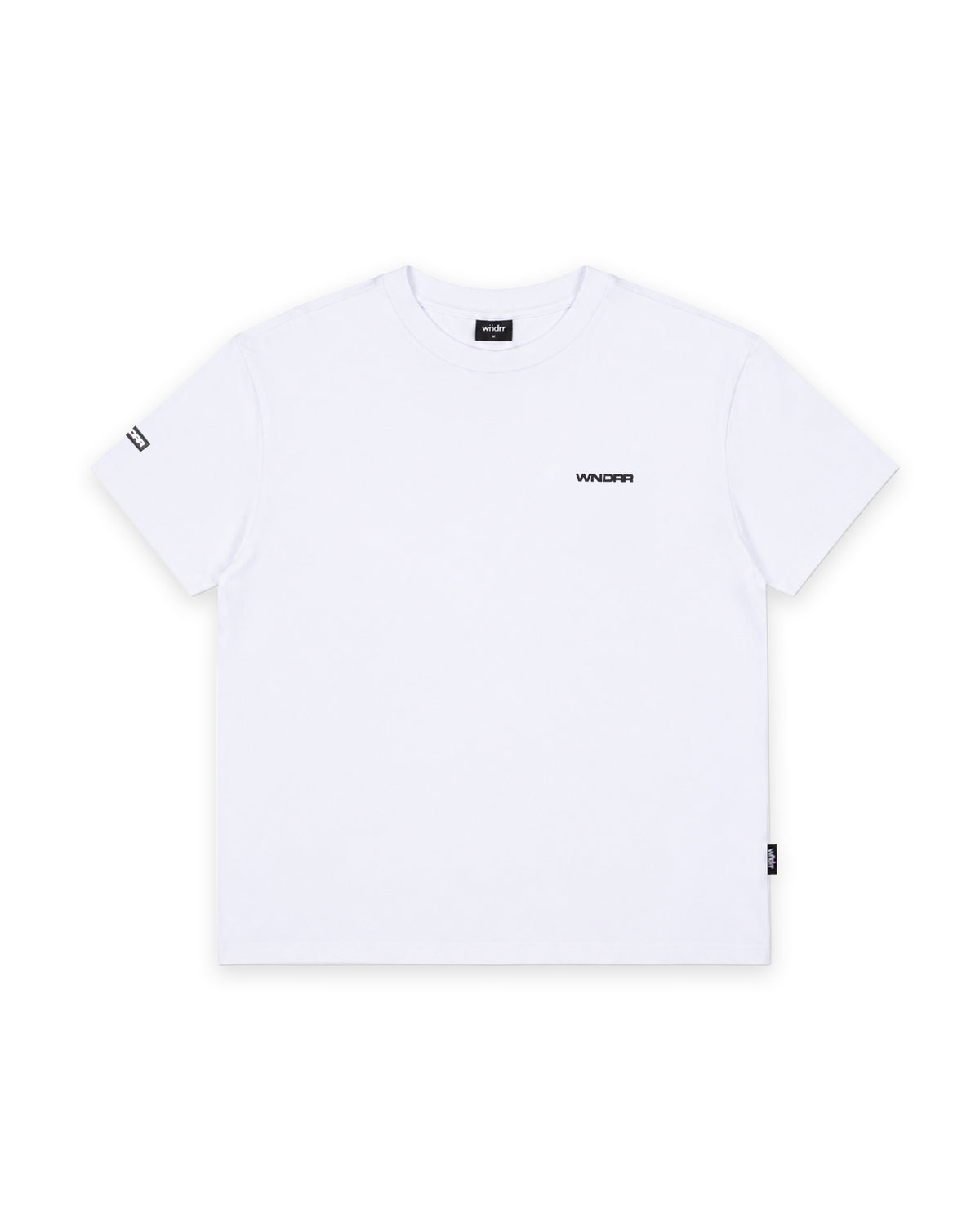 REFRAIN BOX FIT TEE - WHITE