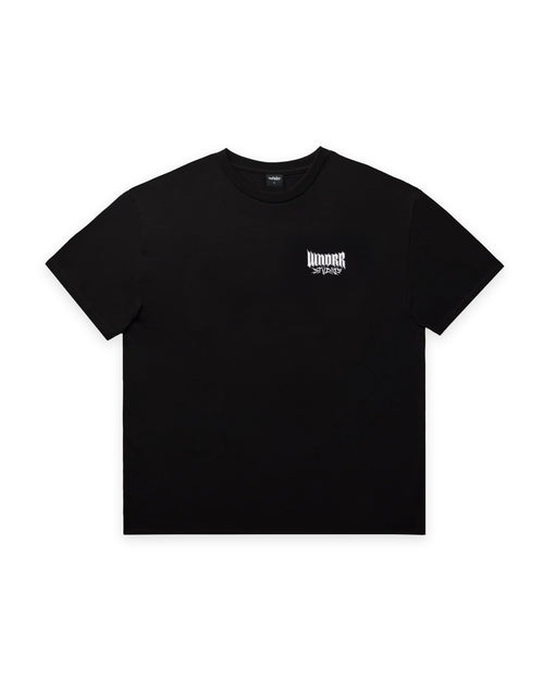 BLEACH BOX FIT TEE - BLACK/WHITE