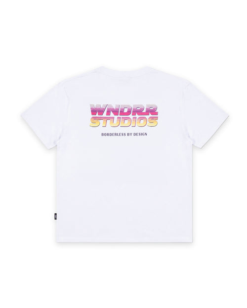 ARCADE BOX FIT TEE - WHITE