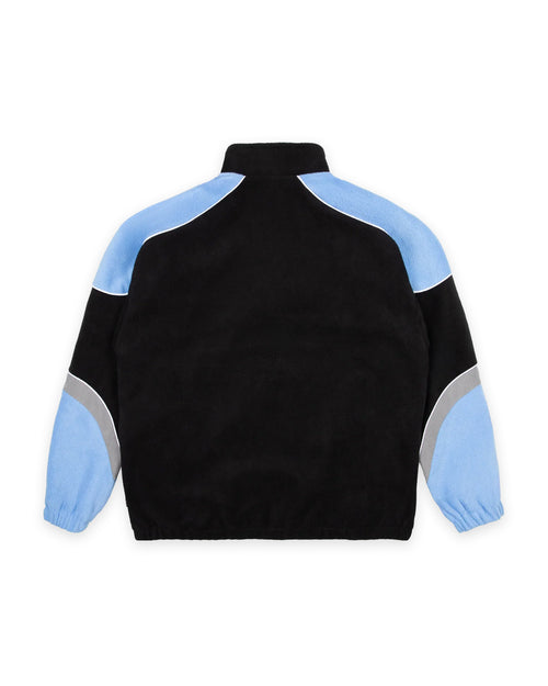 KICKOFF 1/4 ZIP POLAR FLEECE SWEAT - BLACK/BLUE