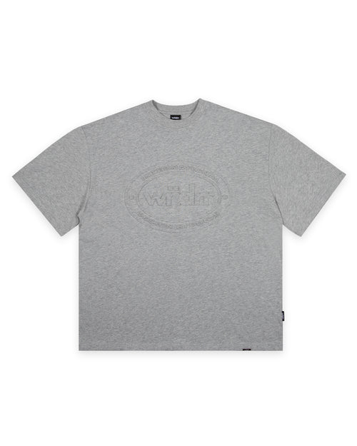 TOKEN HEAVY WEIGHT TEE - GREY MARLE