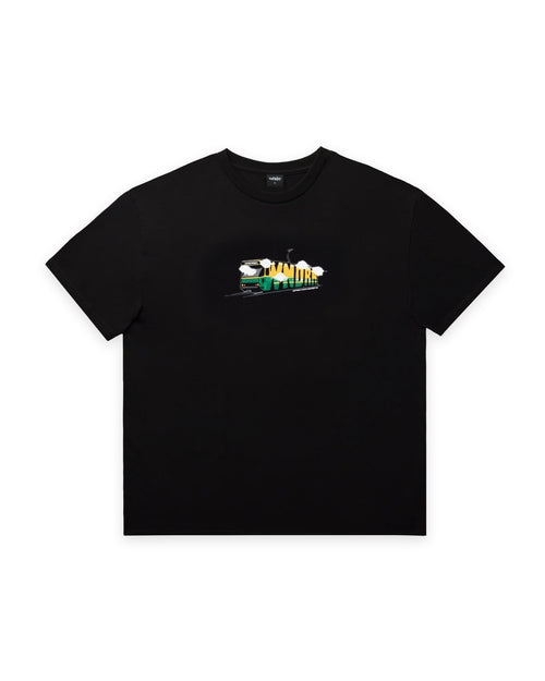 TRAM BOX FIT TEE - BLACK