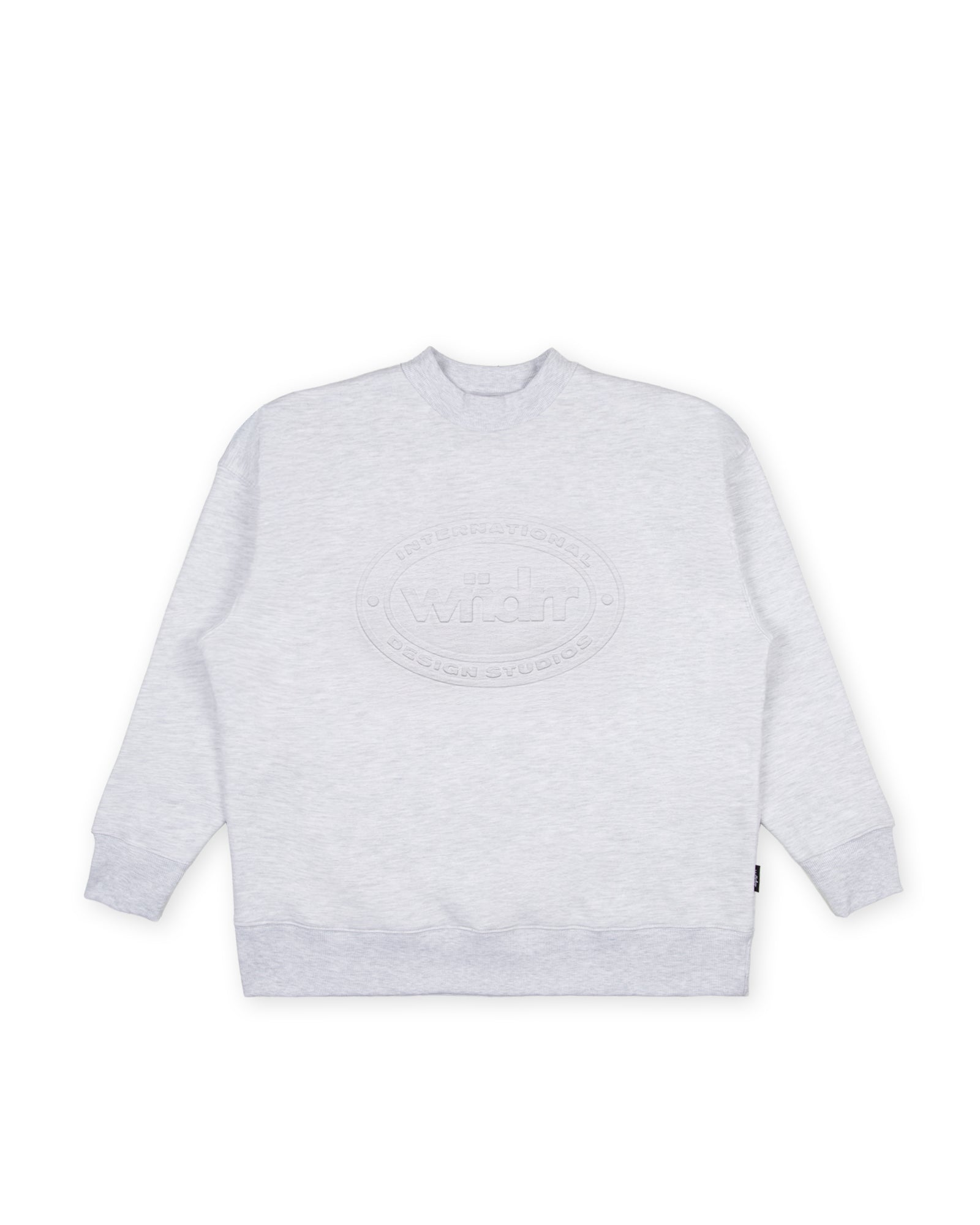 CREDIT CREW SWEAT - WHITE MARLE
