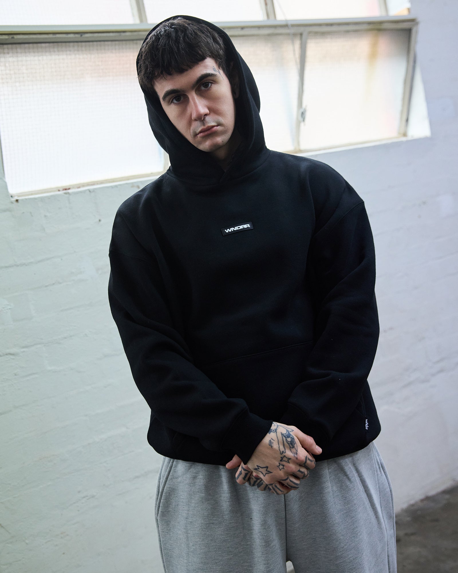 HEX HOOD SWEAT - BLACK