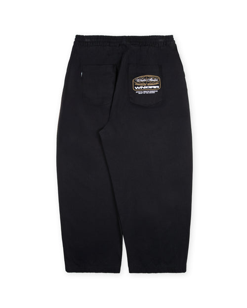 MAISON PLEATED PANT - BLACK