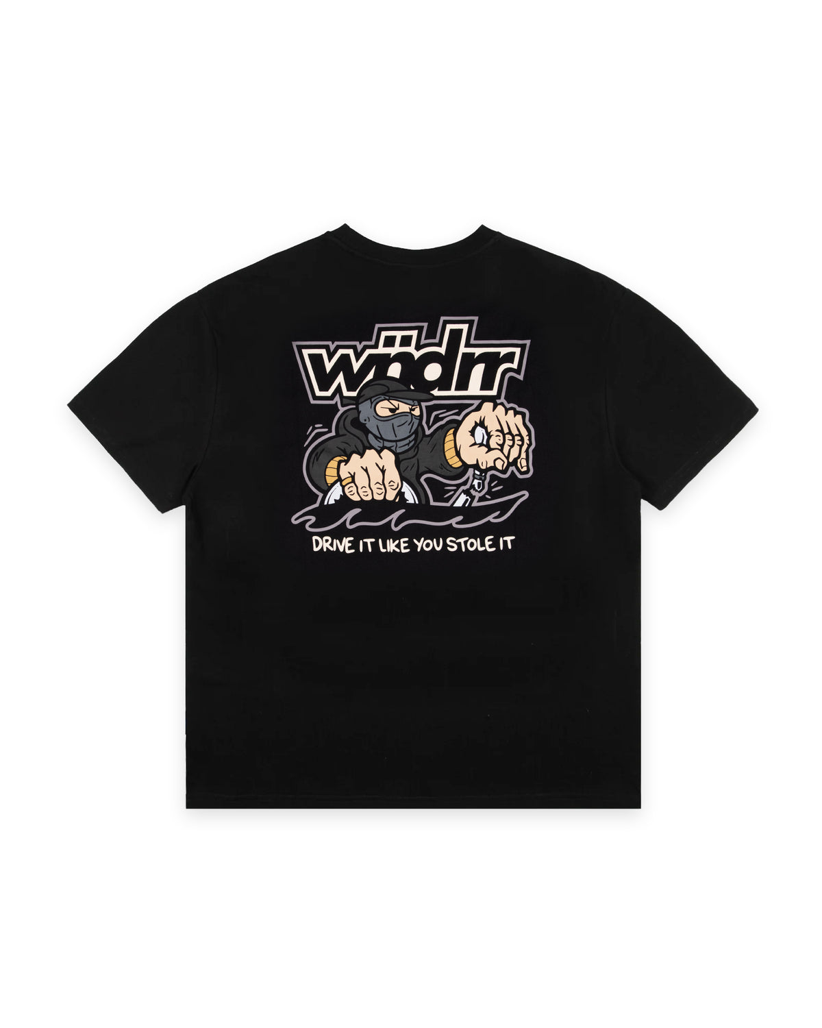 RIPSHIFT BOX FIT TEE - BLACK/BLACK