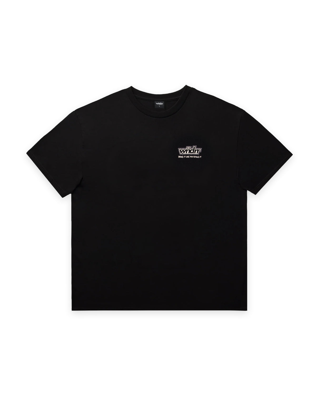 RIPSHIFT BOX FIT TEE - BLACK/BLACK