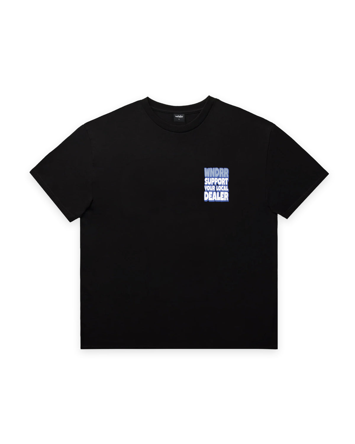 LOCAL BOX FIT TEE - BLACK/BLUE