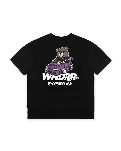 SLAMMED BOX FIT TEE - BLACK