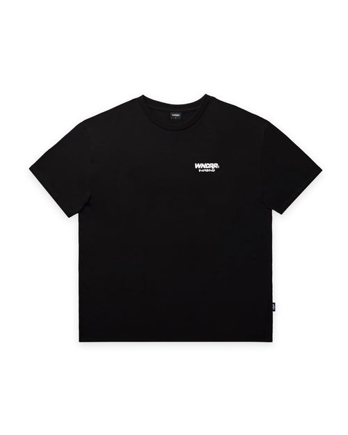 SLAMMED BOX FIT TEE - BLACK