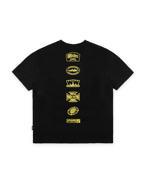UNION BOX FIT TEE - BLACK