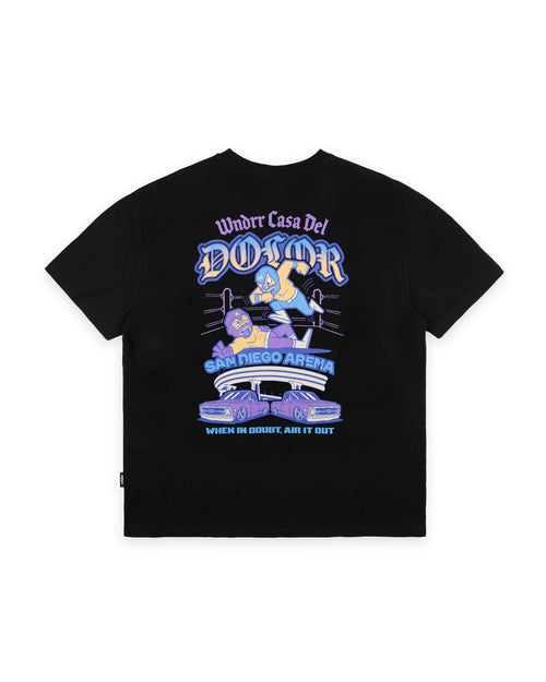 CASA DEL DOLOR BOX FIT TEE - BLACK