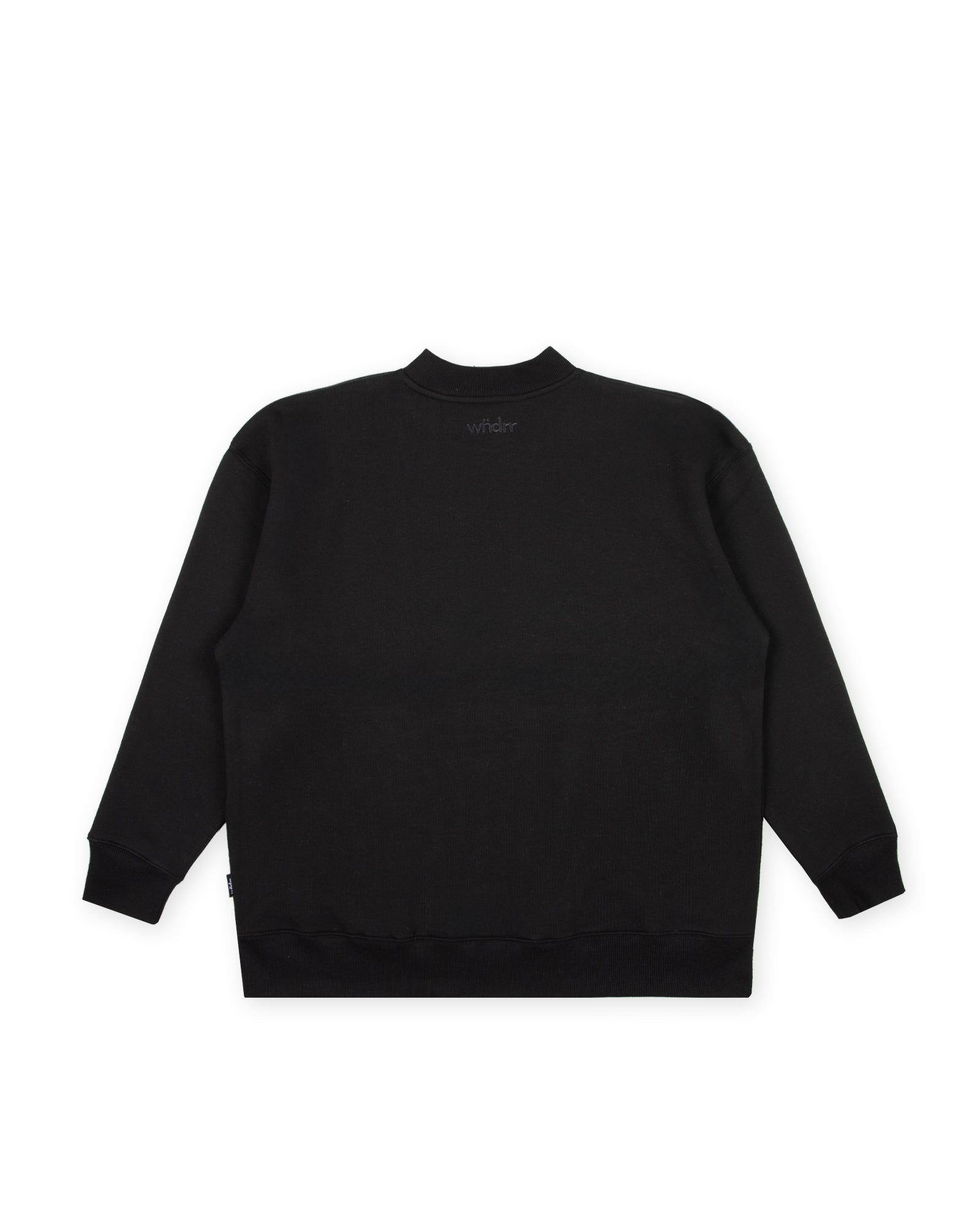 CREDIT CREW SWEAT - BLACK