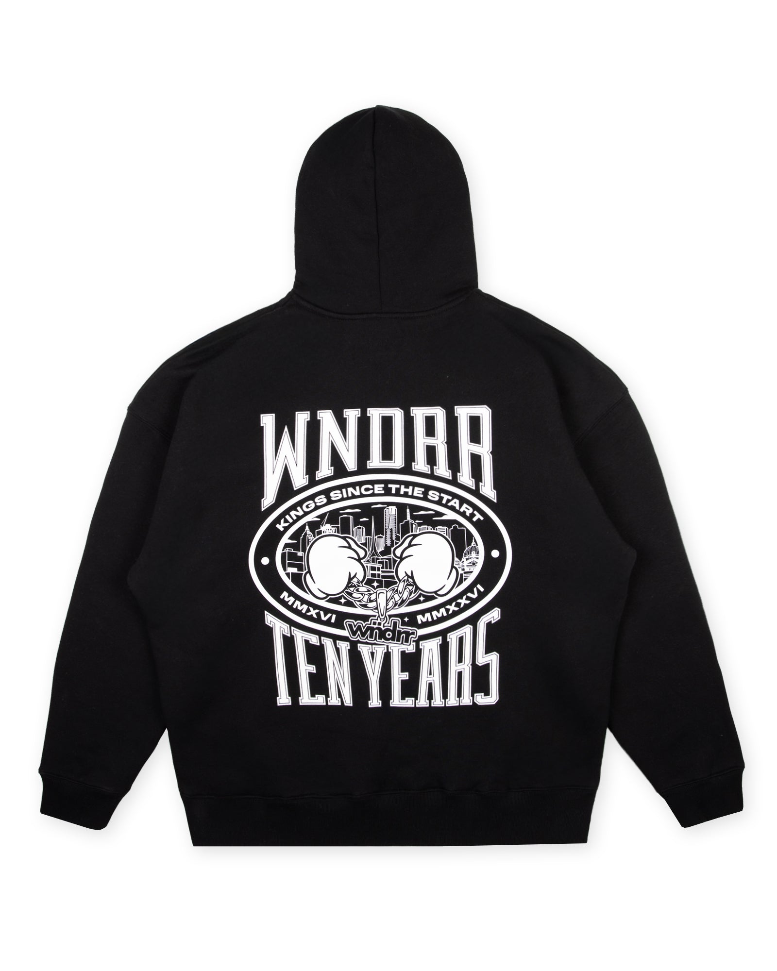 DECADE HOOD SWEAT - BLACK