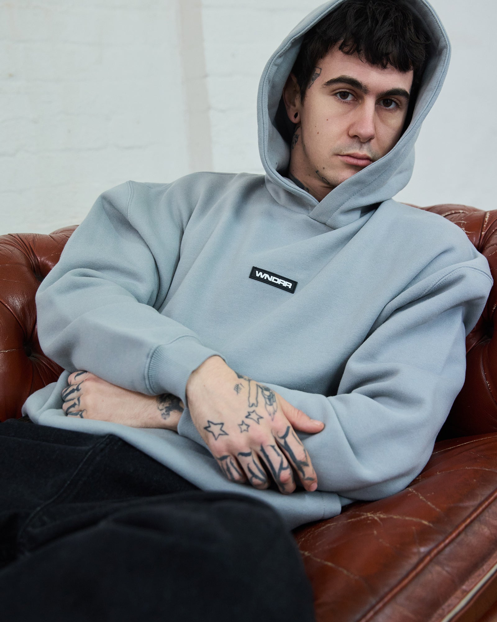 HEX HOOD SWEAT - CEMENT GREY