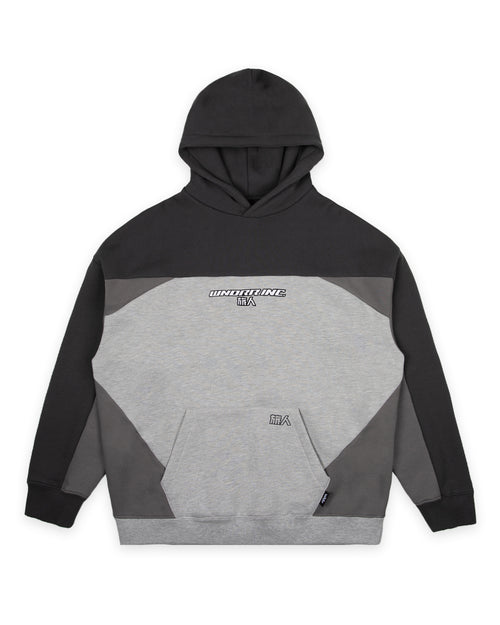 SHOJI PANEL HOOD SWEAT - GREY MARLE