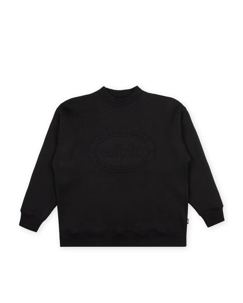 CREDIT CREW SWEAT - BLACK
