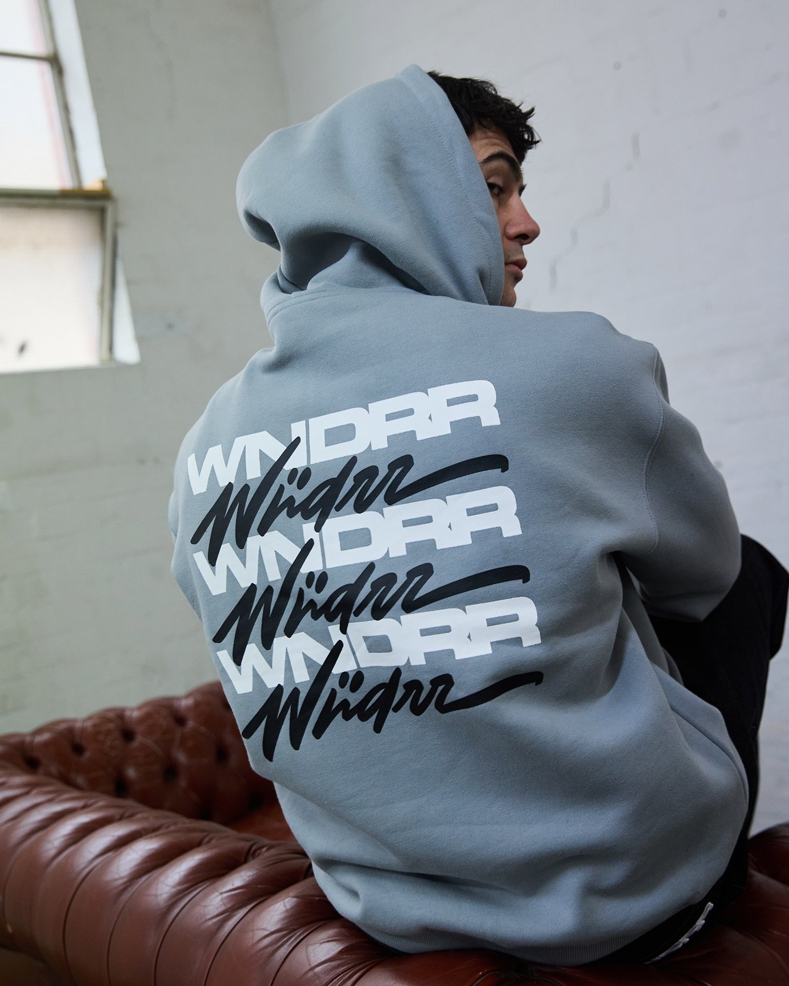 HEX HOOD SWEAT - CEMENT GREY