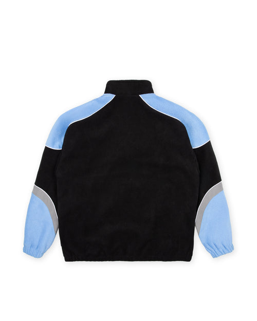 KICKOFF 1/4 ZIP POLAR FLEECE SWEAT - BLACK/BLUE