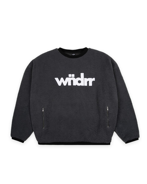 TONE SHERPA PULLOVER - FADED BLACK