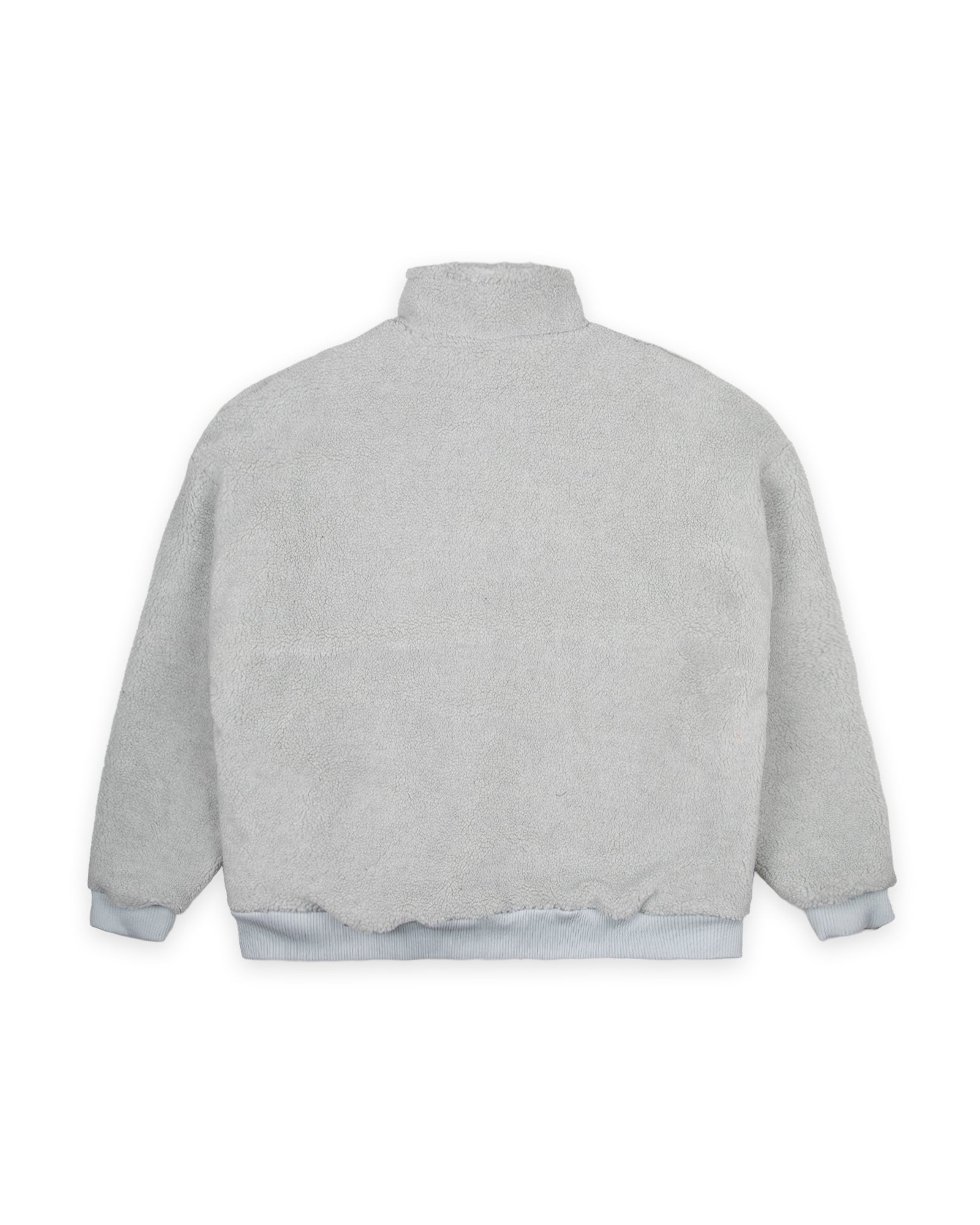 HASHI 1/4 ZIP SHERPA FLEECE - OYSTER