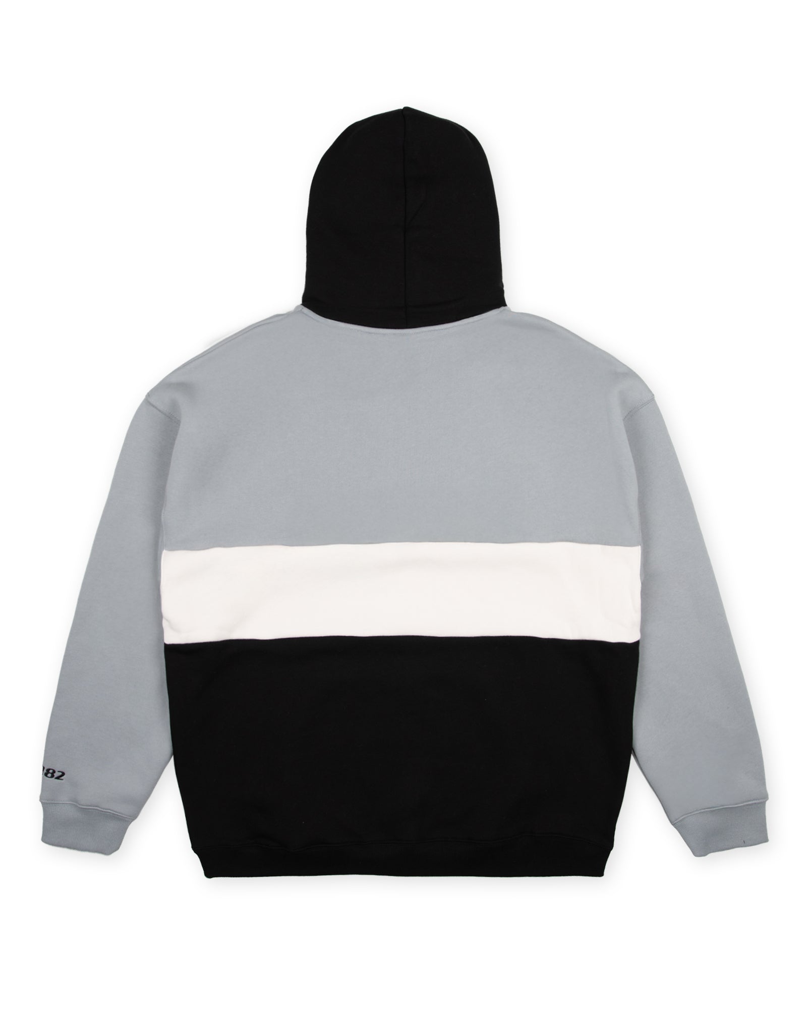 STARTER PANEL HOOD SWEAT - GREY/BLACK