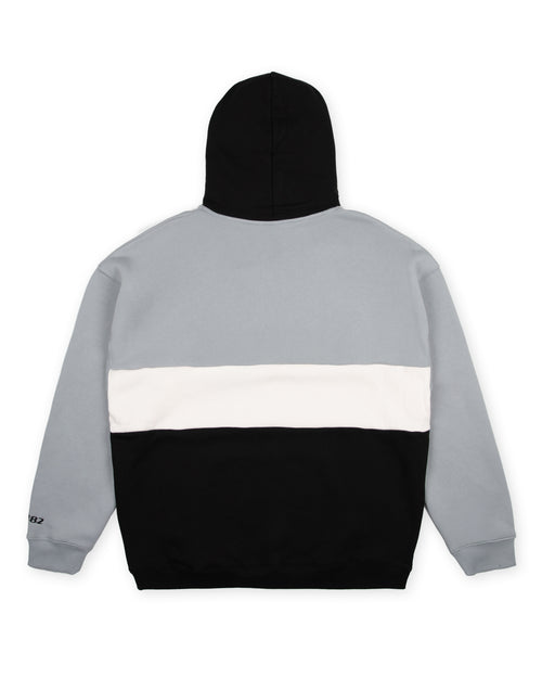 STARTER PANEL HOOD SWEAT - GREY/BLACK