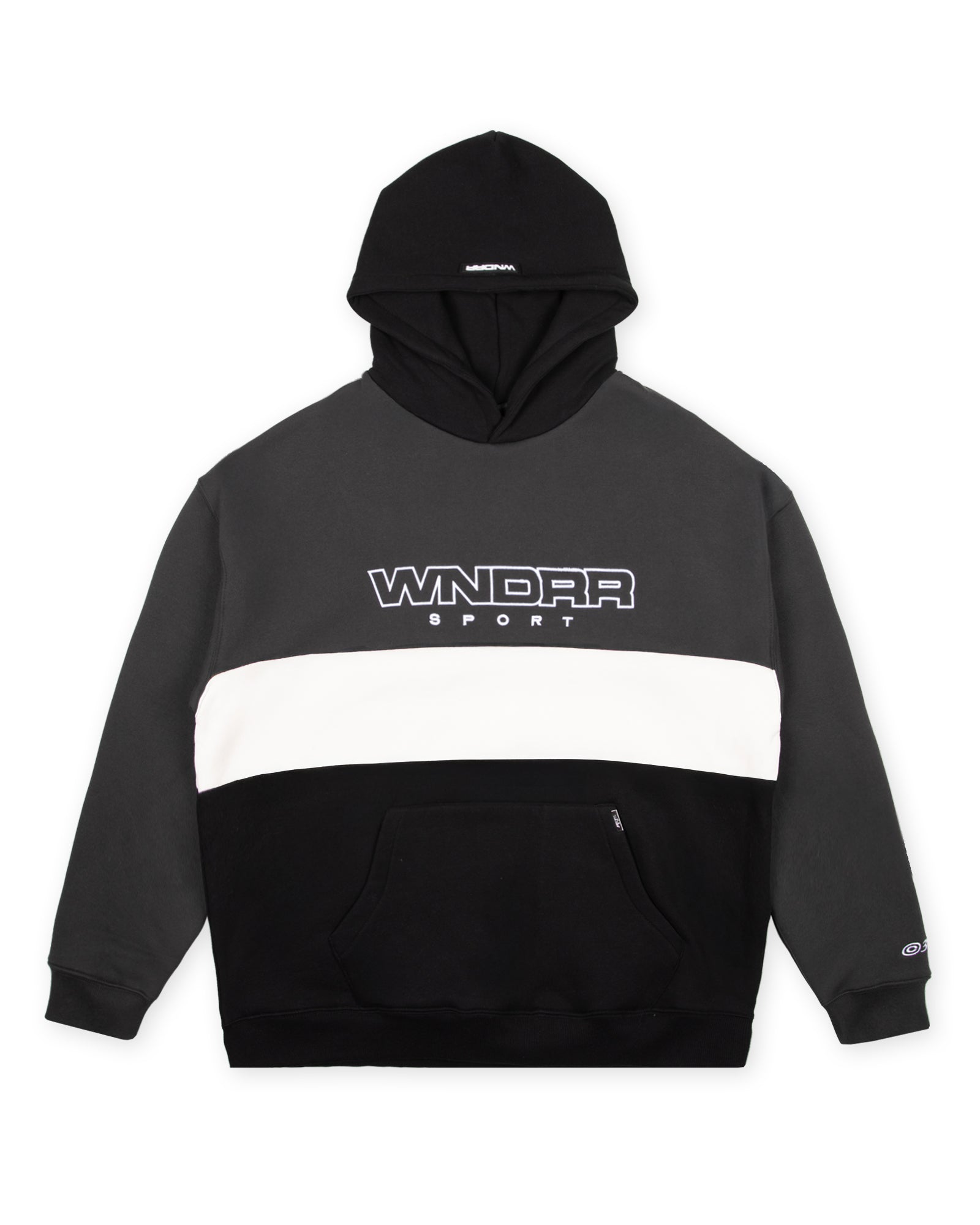 STARTER PANEL HOOD SWEAT - BLACK