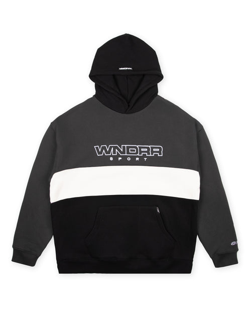 STARTER PANEL HOOD SWEAT - BLACK