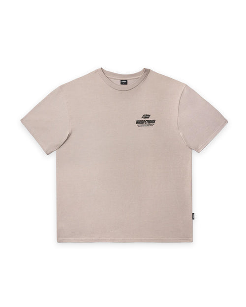APEX BOX FIT TEE - MOON GREY