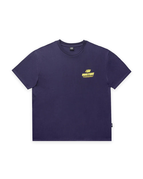 APEX BOX FIT TEE - NAVY