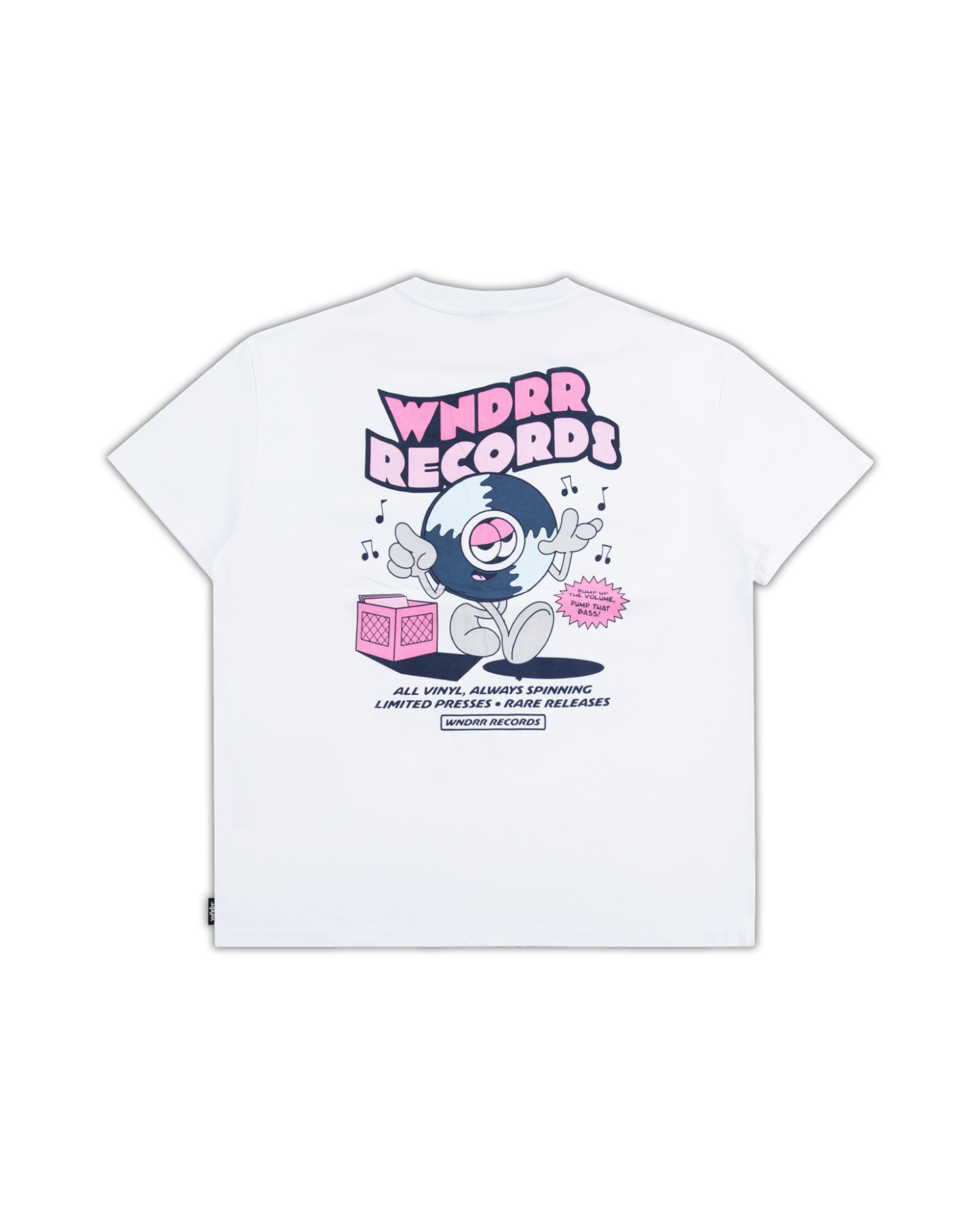 ALL VINYL BOX FIT TEE - WHITE