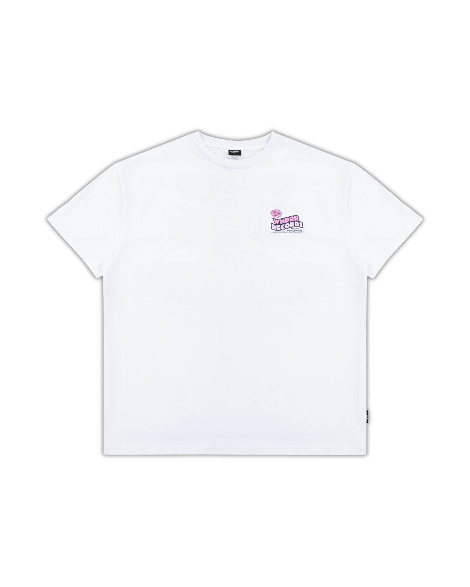 ALL VINYL BOX FIT TEE - WHITE