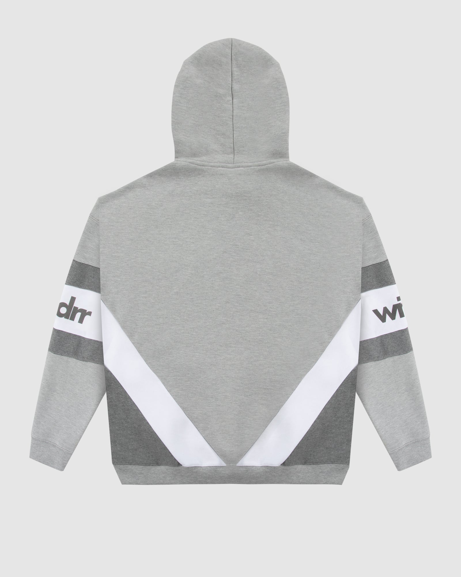 JUNCTION PANEL HOOD SWEAT - GREY MARLE