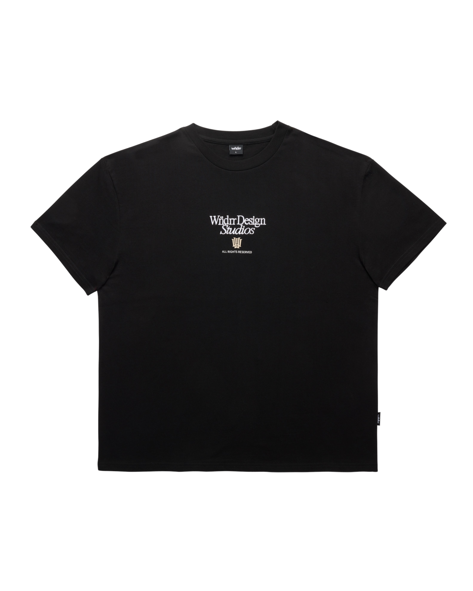 ATELIER BOX FIT TEE - BLACK
