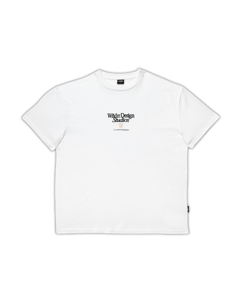 ATELIER BOX FIT TEE - WHITE ATELIER BOX FIT TEE - WHITE
