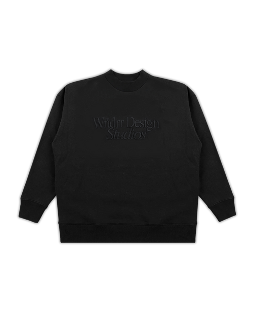 ATELIER CREW SWEAT - BLACK