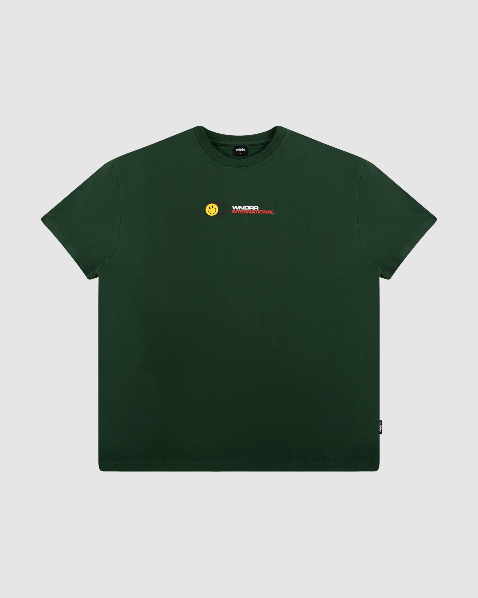 CHEESE BOX FIT TEE - FOREST GREEN