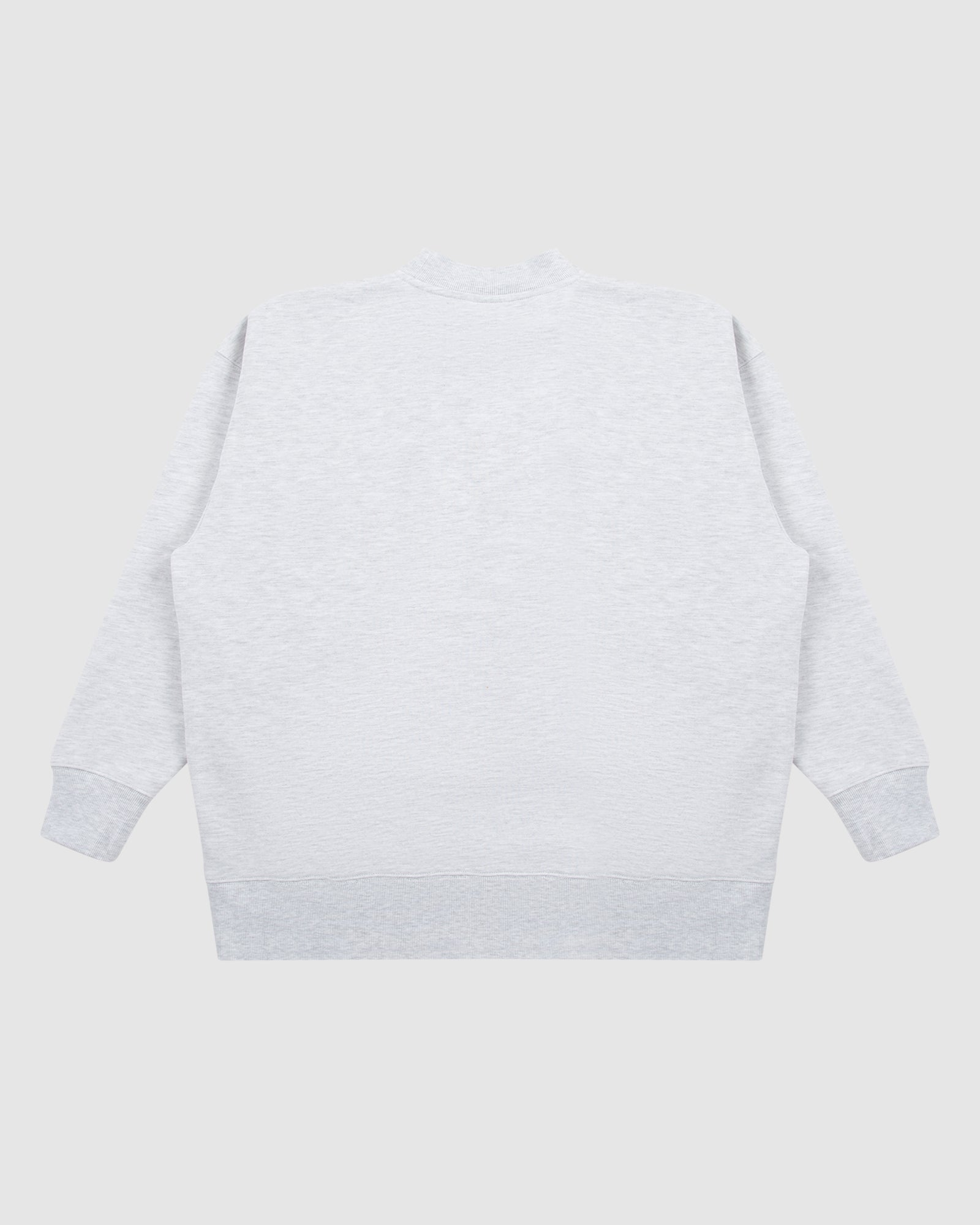 TOP SHELF CREW SWEAT - WHITE MARLE
