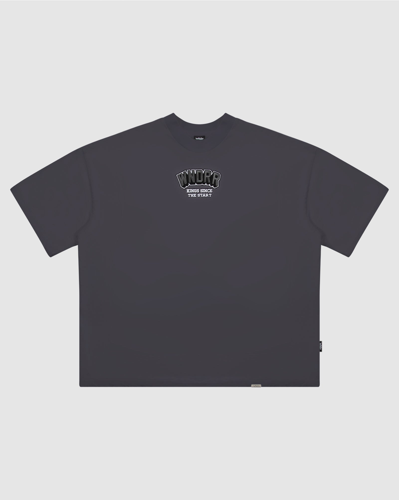 ALL ROUNDER HEAVY WEIGHT TEE - CHARCOAL