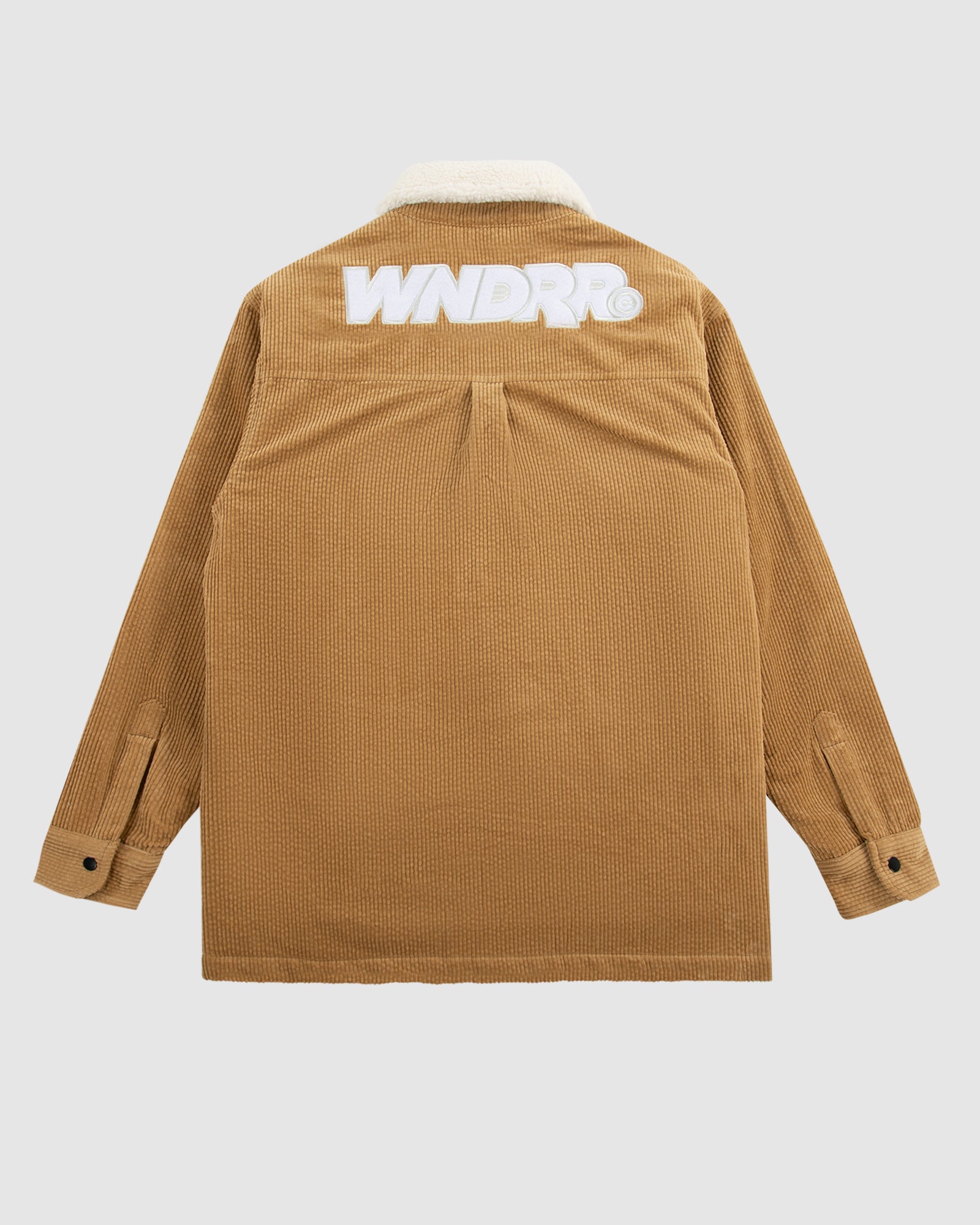 SHODO CORD OVERSHIRT - BEIGE