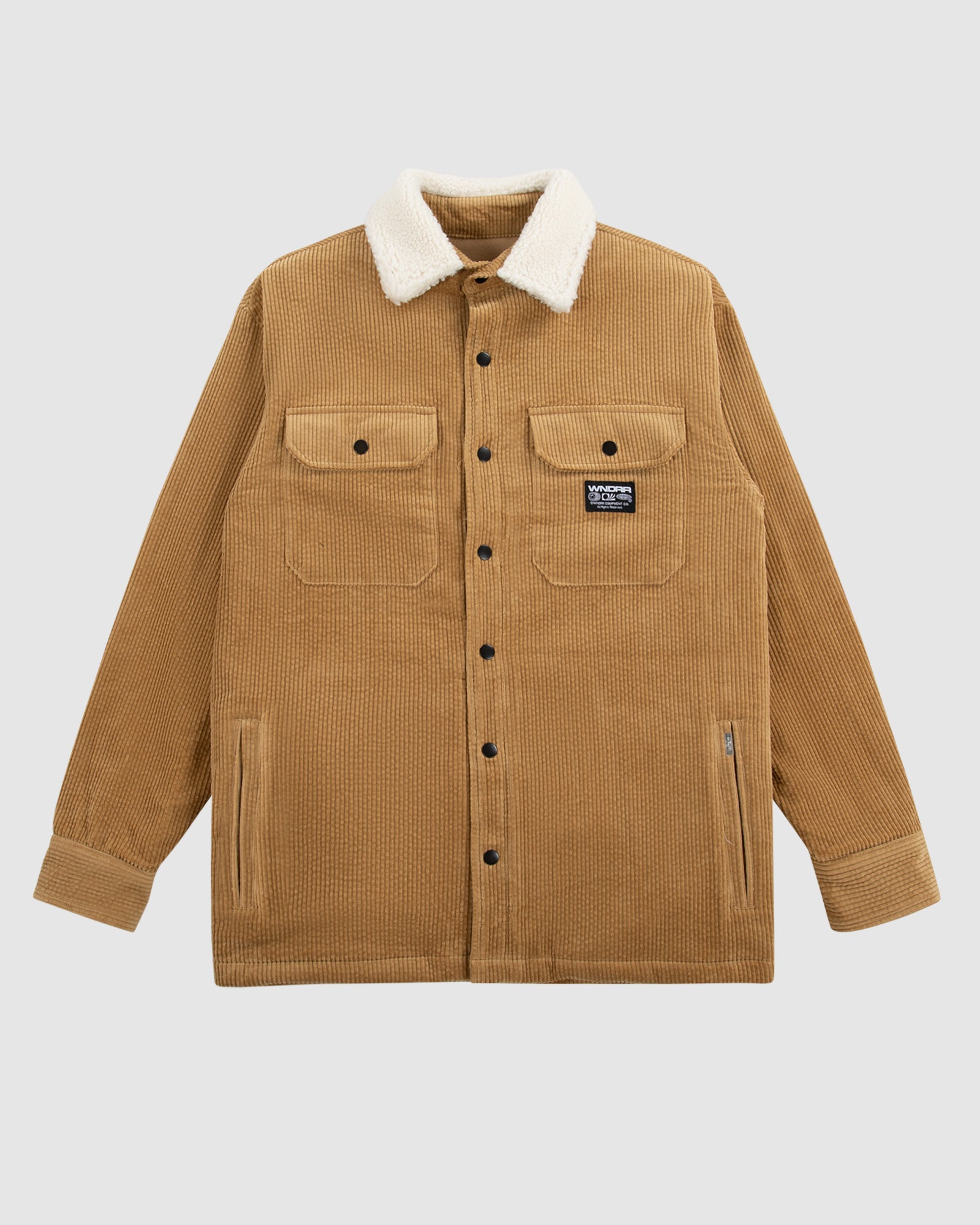 SHODO CORD OVERSHIRT - BEIGE
