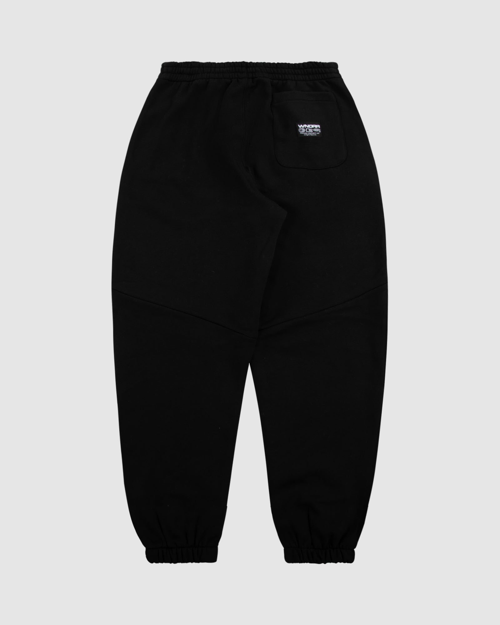 HALO BAGGY TRACKPANT - BLACK