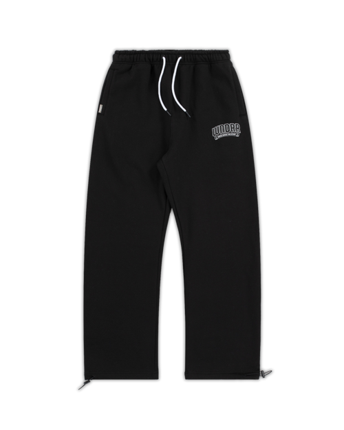 BANNER STRAIGHT TRACKPANT - BLACK