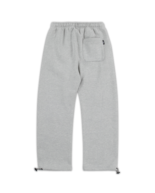 BANNER STRAIGHT TRACKPANT - GREY MARLE