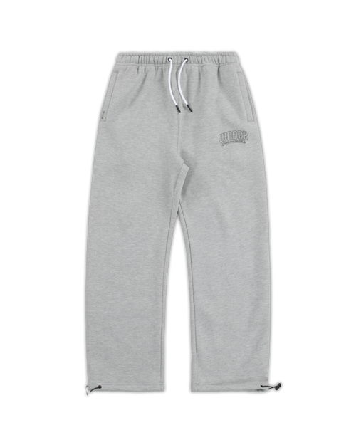 BANNER STRAIGHT TRACKPANT - GREY MARLE