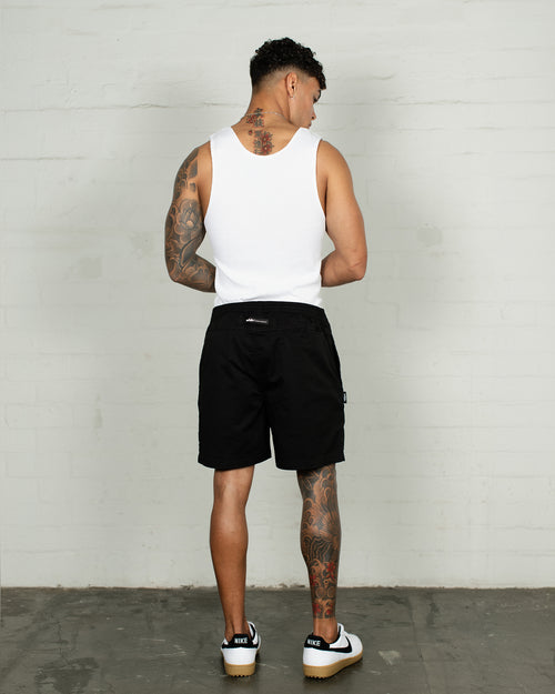 OFFEND BEACH SHORT - BLACK
