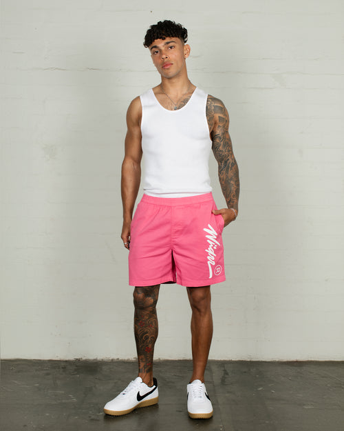 OFFEND BEACH SHORT - PINK